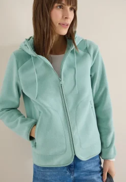 Fleecejacke mit Hoodie