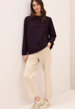 Funnel Neck Strukturshirt