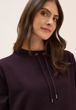 Funnel Neck Strukturshirt