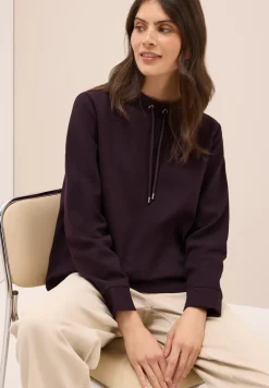 Funnel Neck Strukturshirt