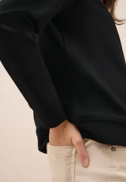 Funnel Neck Strukturshirt