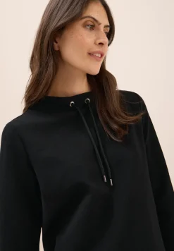 Funnel Neck Strukturshirt
