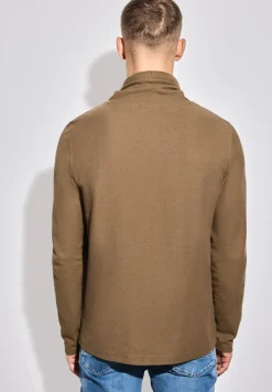 Funnelneck Strukturshirt