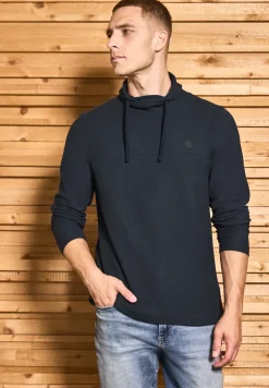 Funnelneck Strukturshirt