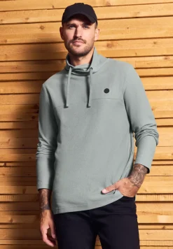 Funnelneck Strukturshirt