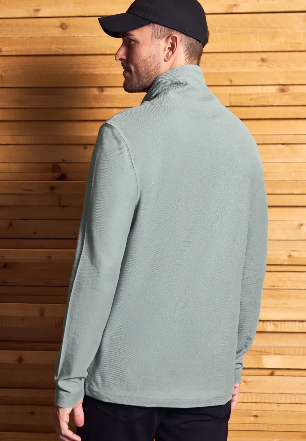 Funnelneck Strukturshirt