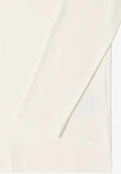 Funnelneck Shirt in Unifarbe