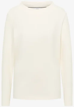 Funnelneck Shirt in Unifarbe