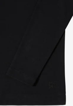 Funnelneck Shirt in Unifarbe