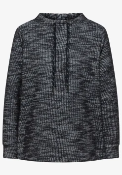 Funnelneck Strukturshirt