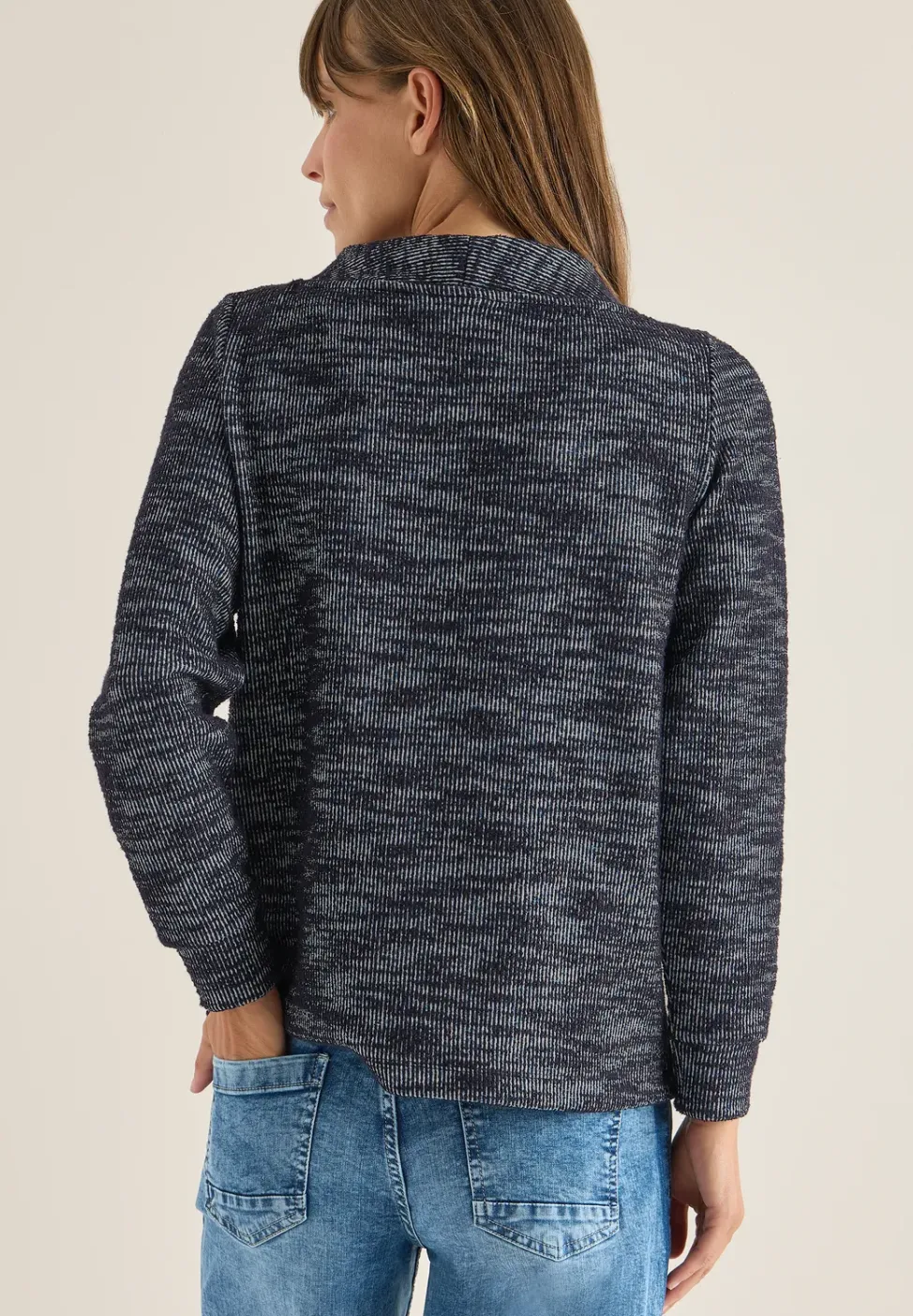 Funnelneck Strukturshirt