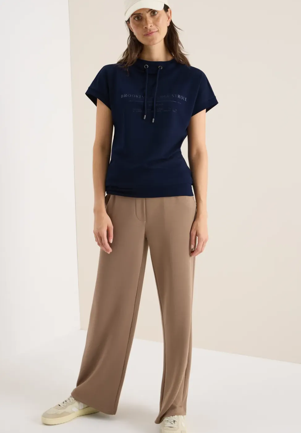 Funnel Neck T-Shirt