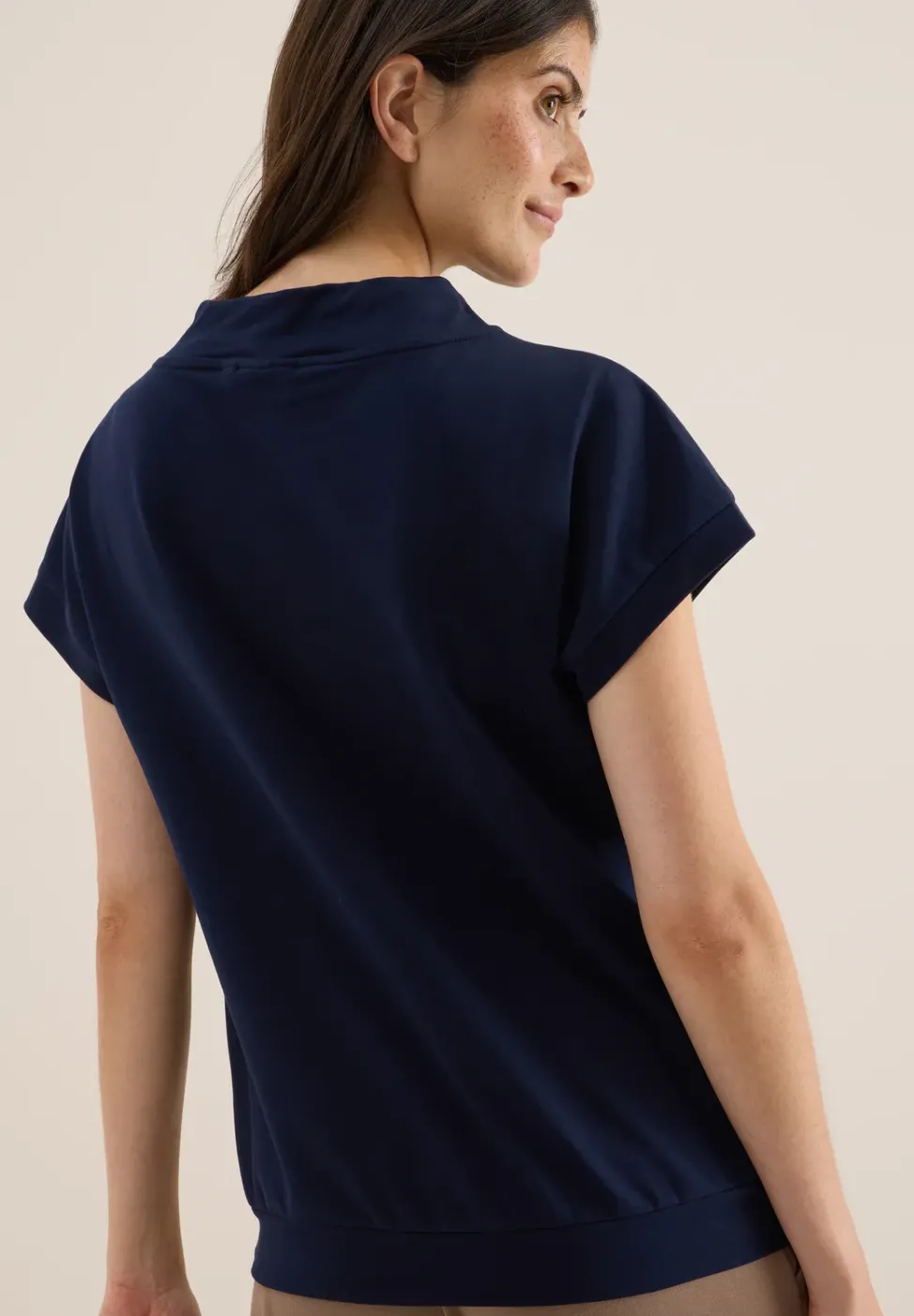 Funnel Neck T-Shirt