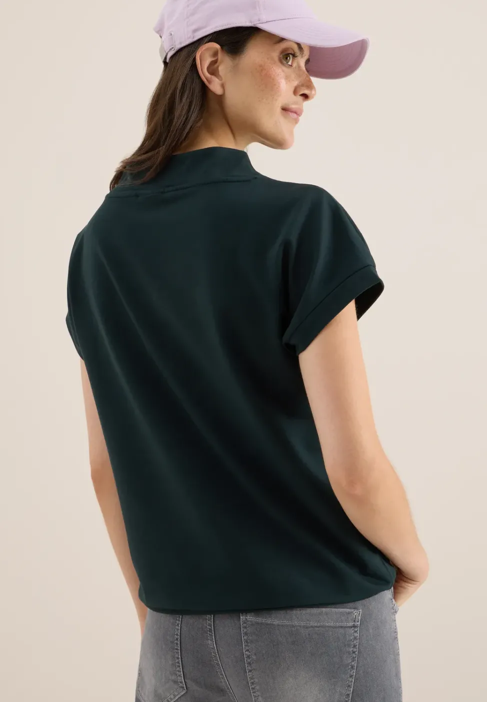 Funnel Neck T-Shirt