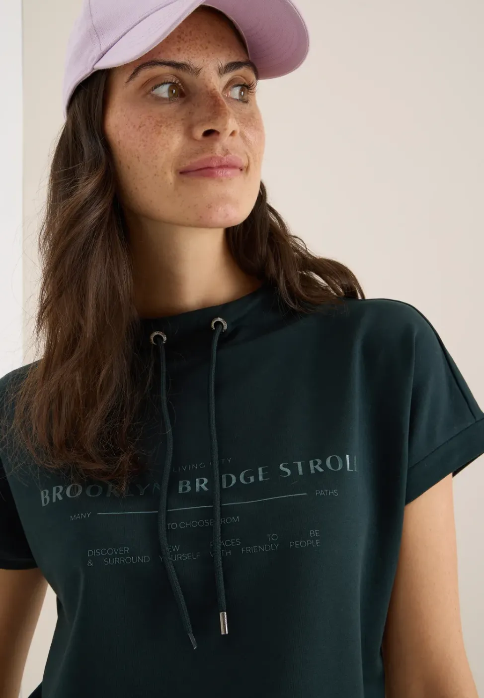 Funnel Neck T-Shirt