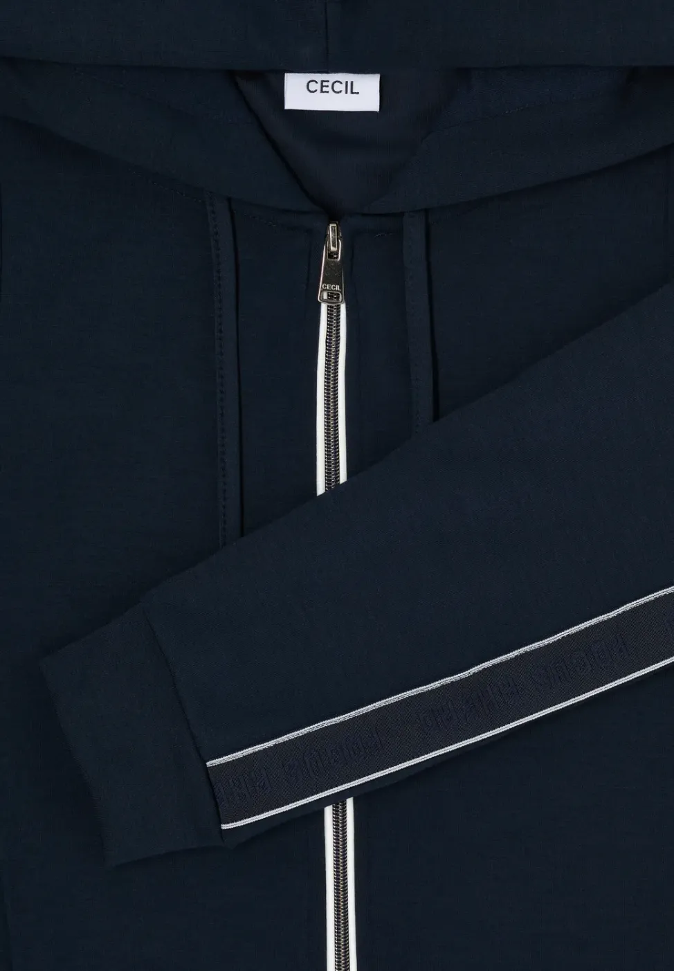Gallonstreifen Sweatjacke