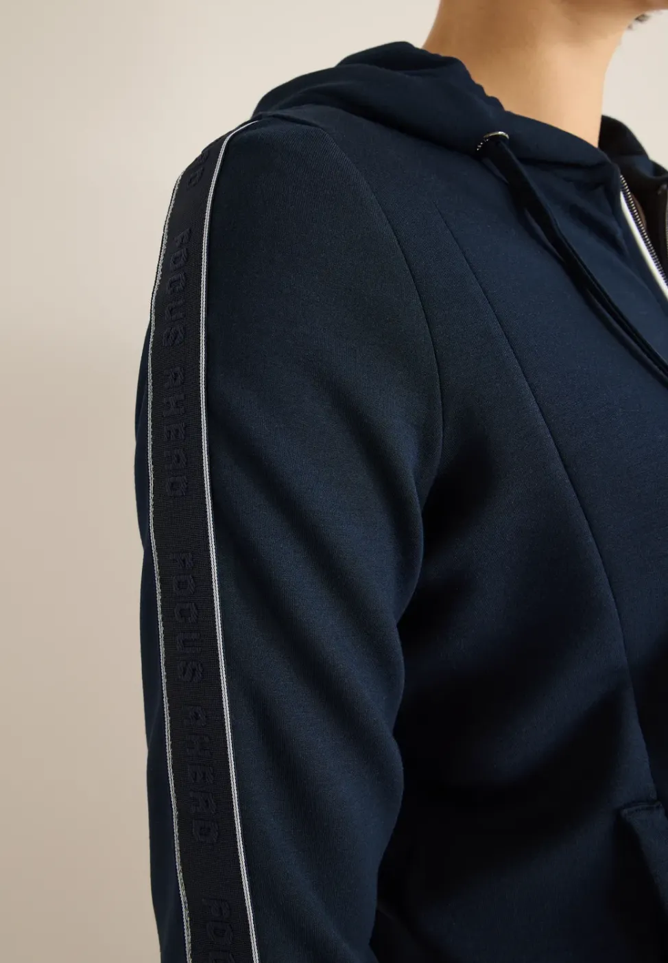 Gallonstreifen Sweatjacke