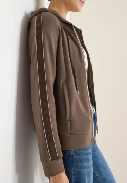 Gallonstreifen Sweatjacke