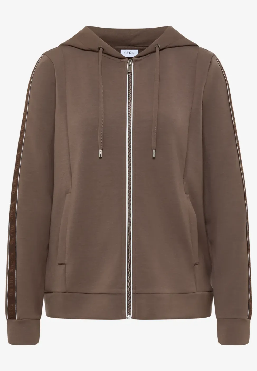 Gallonstreifen Sweatjacke