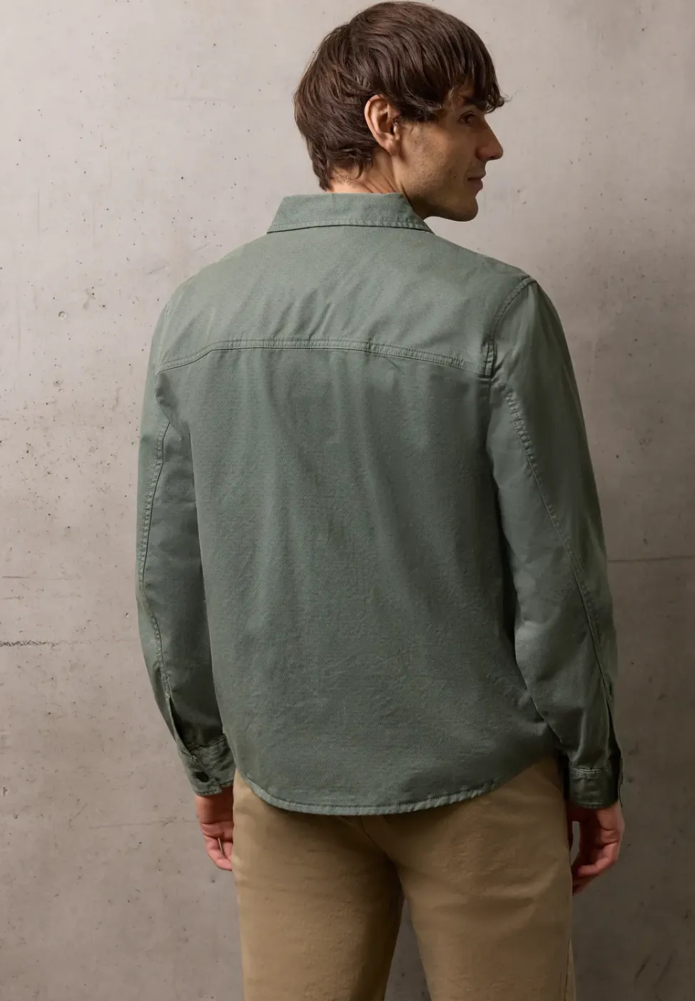 Garment dye Overshirt