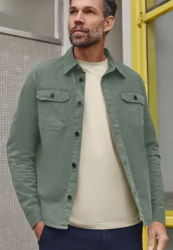 Garment dye Overshirt