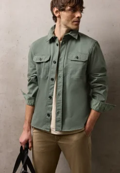 Garment dye Overshirt