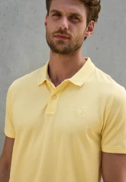 Garment dye Piqué Poloshirt