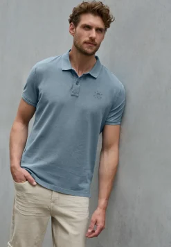 Garment dye Piqué Poloshirt