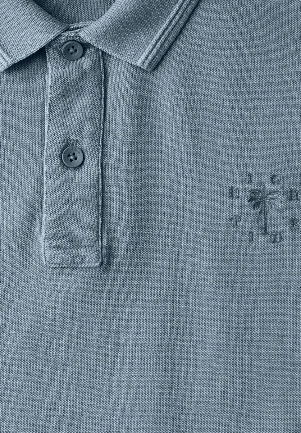 Garment dye Piqué Poloshirt