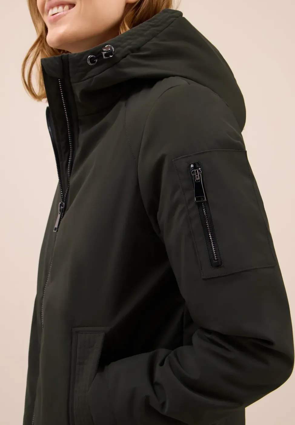 Gefütterte Jacke