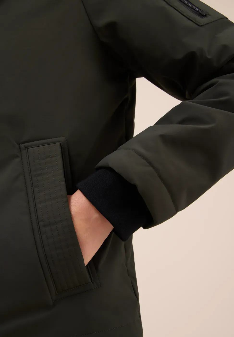 Gefütterte Jacke