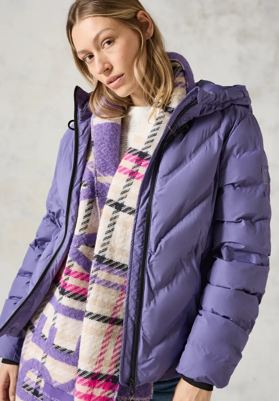 Gefütterte Jacke