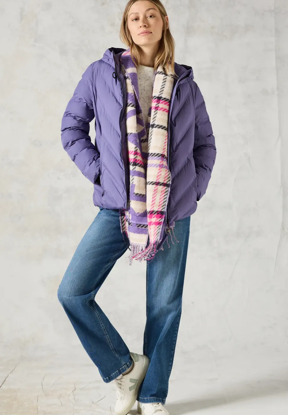 Gefütterte Jacke