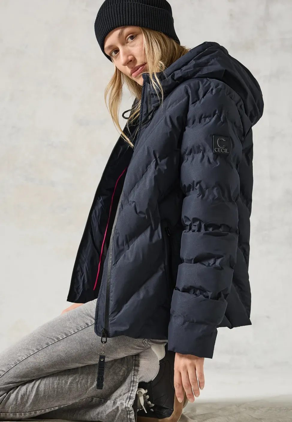 Gefütterte Jacke