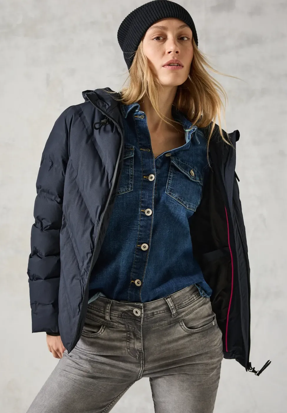 Gefütterte Jacke