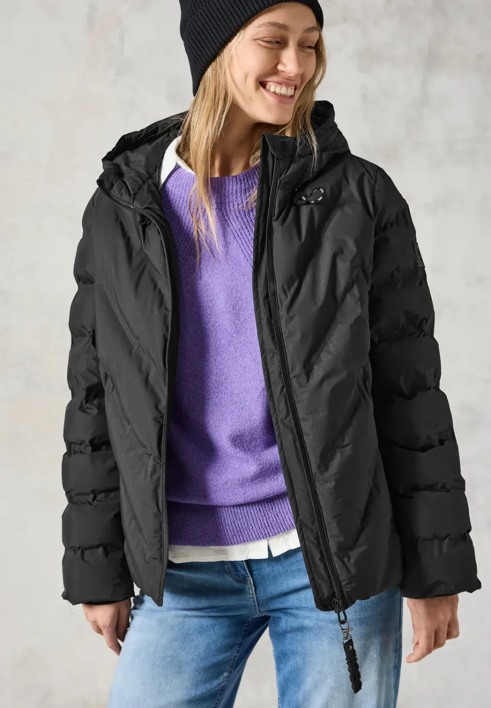 Gefütterte Jacke