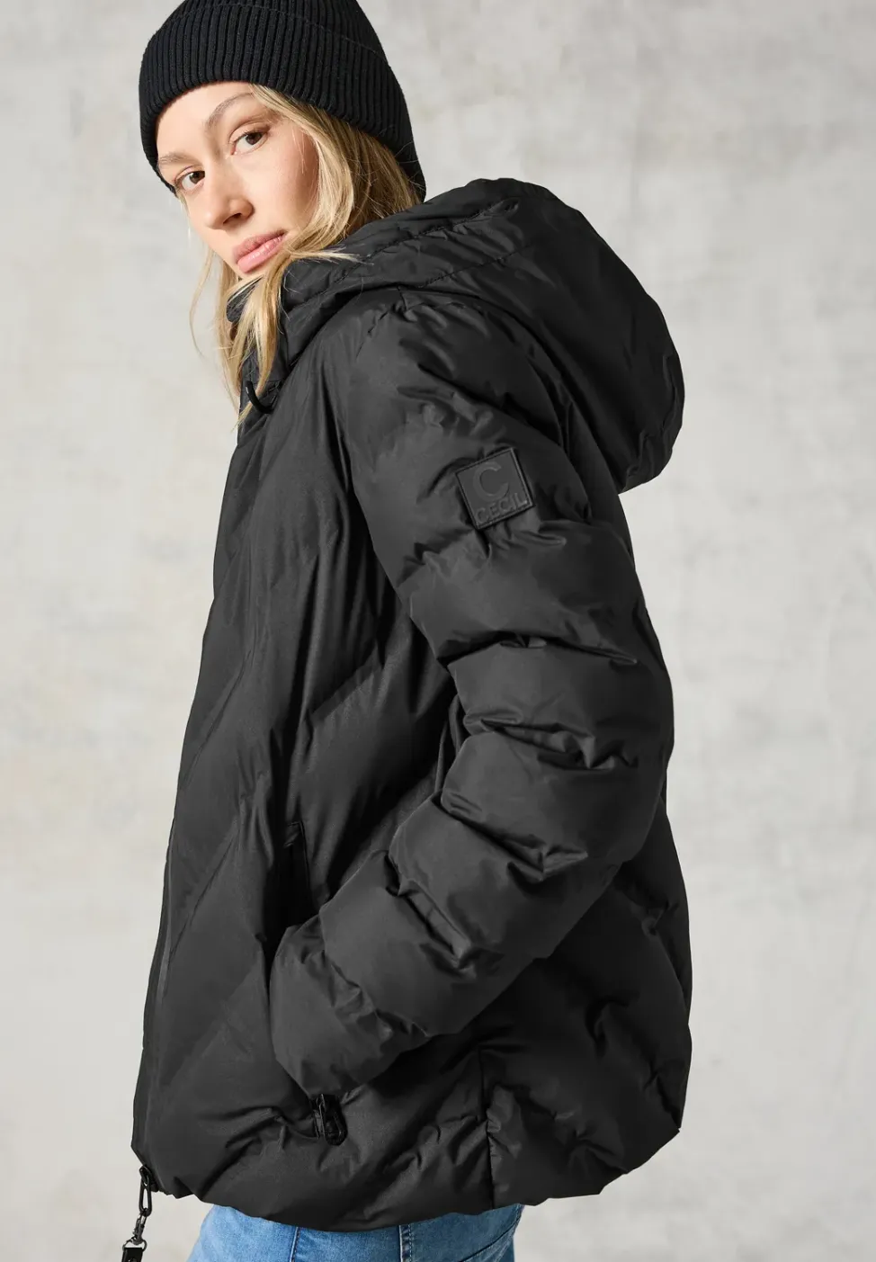 Gefütterte Jacke