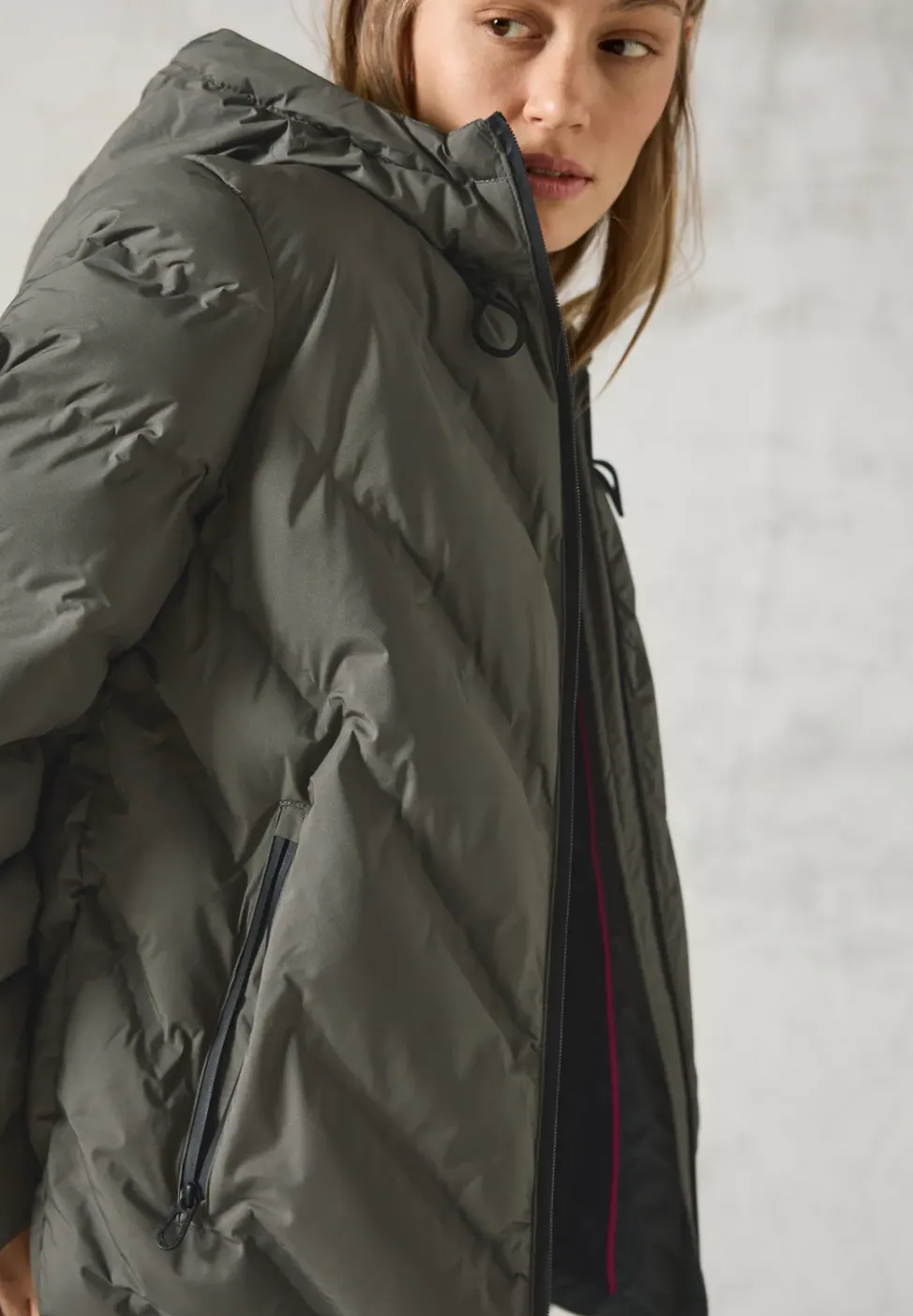 Gefütterte Jacke