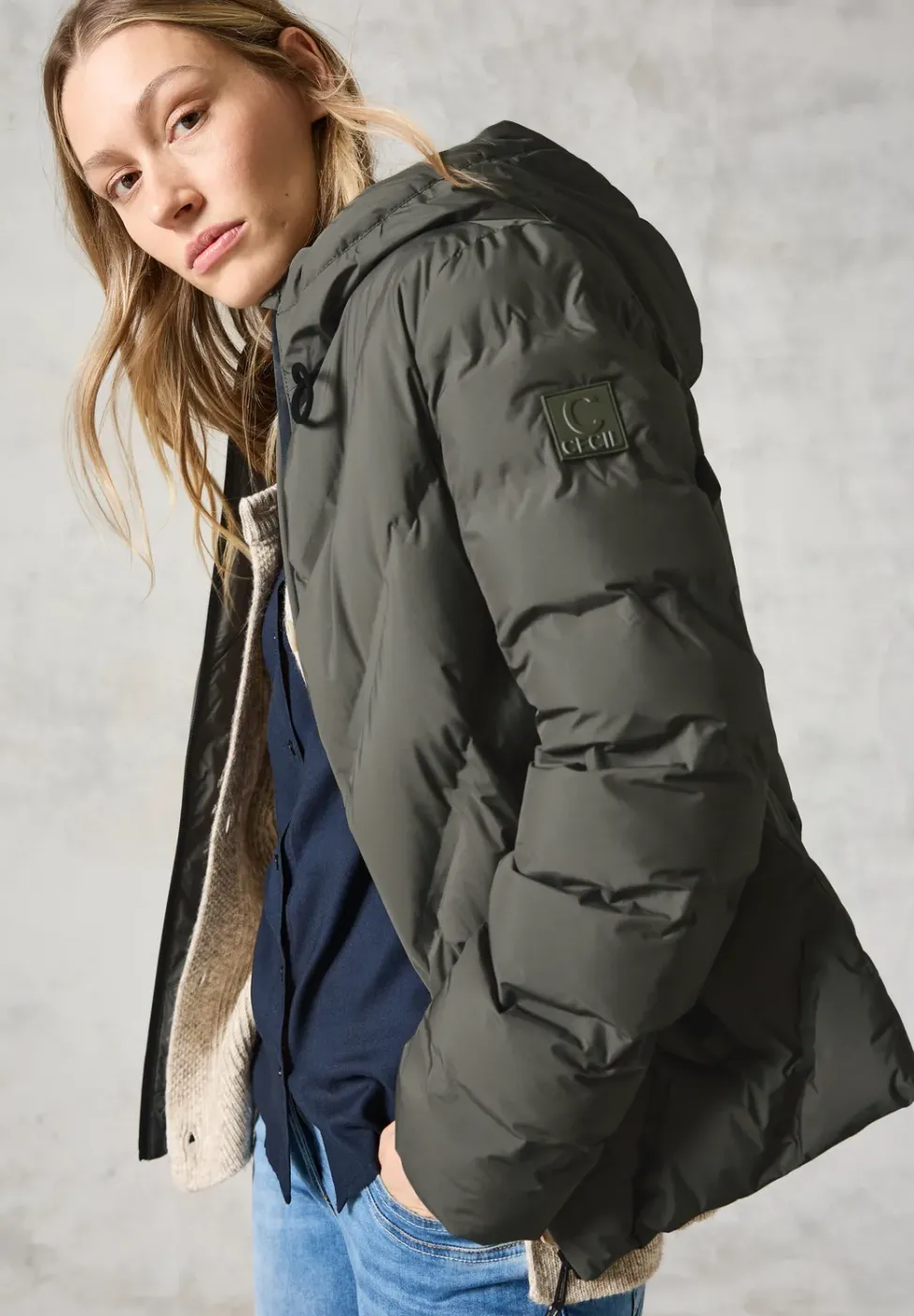 Gefütterte Jacke