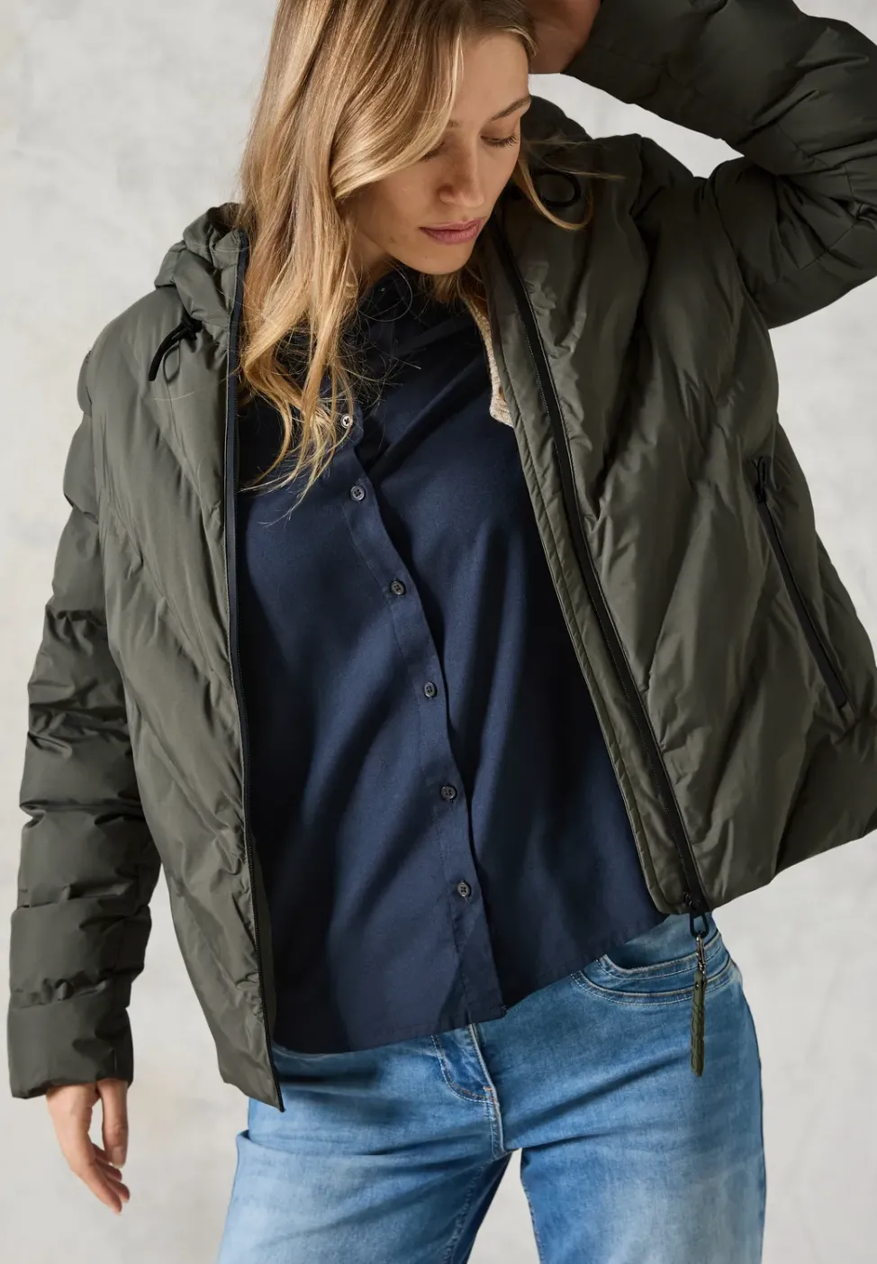Gefütterte Jacke