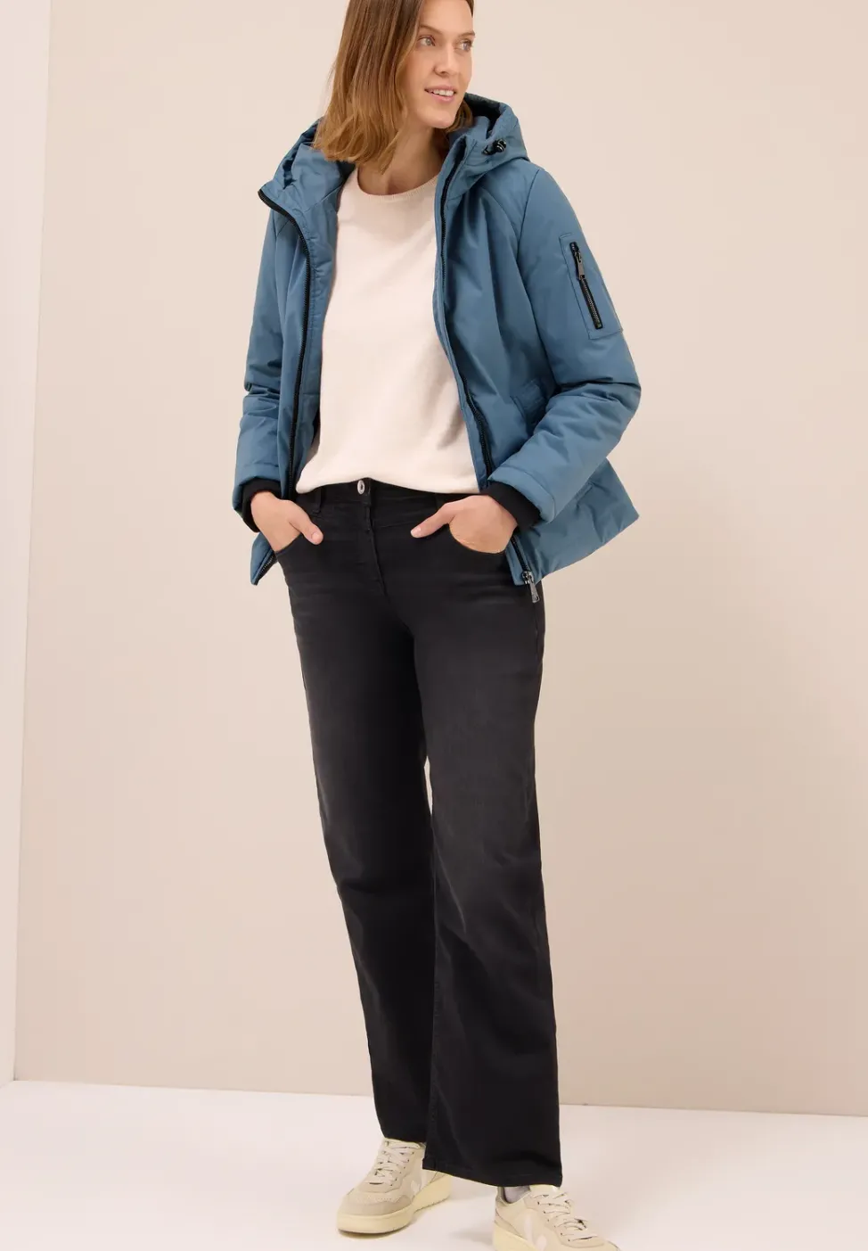 Gefütterte Jacke