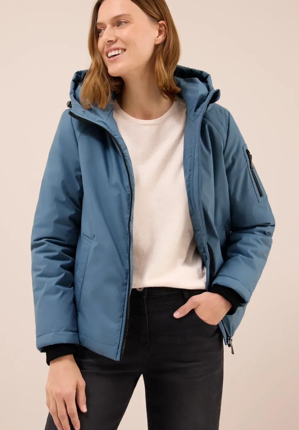 Gefütterte Jacke
