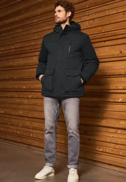 Gefütterte Kapuzenjacke