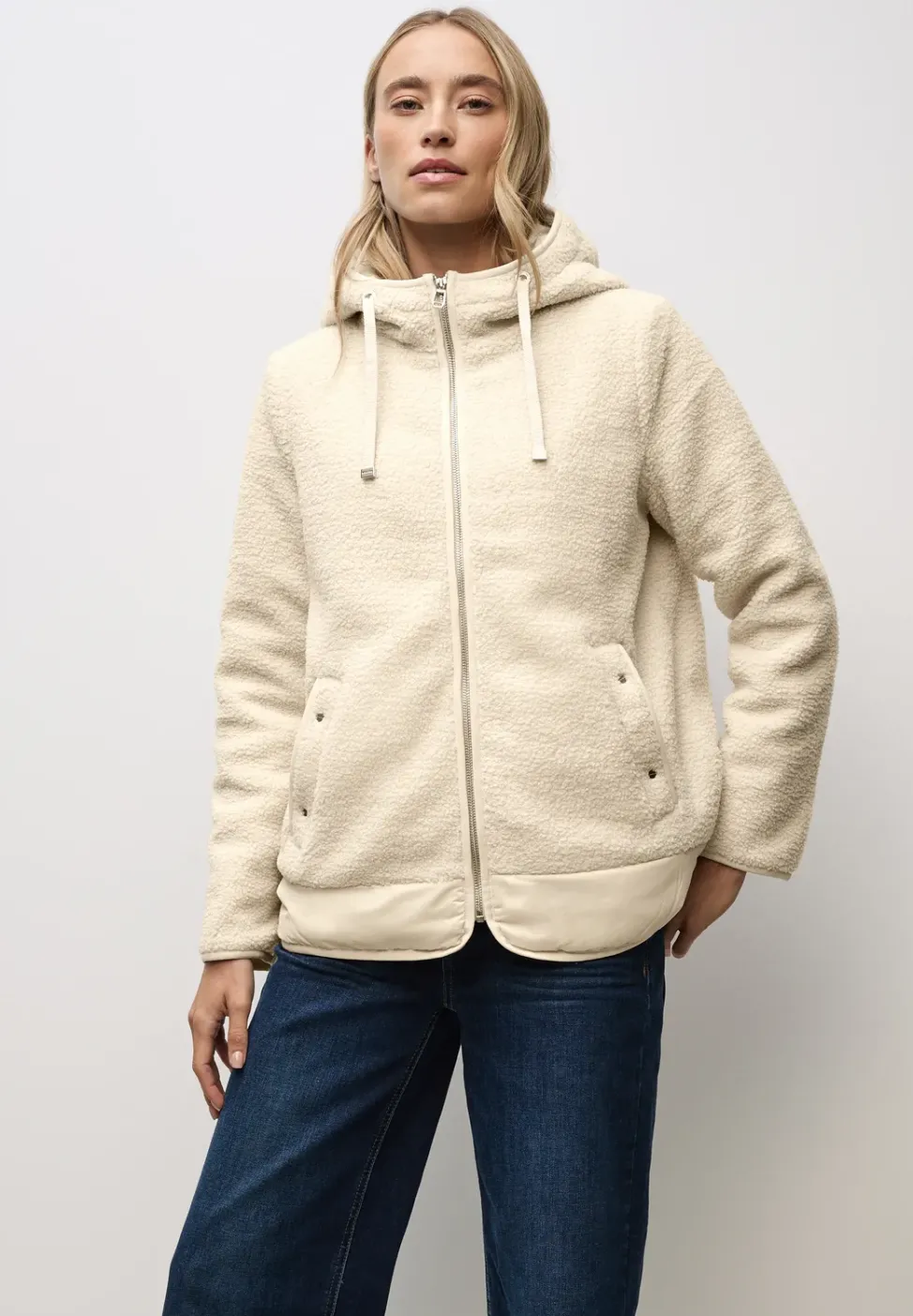 Gefütterte Teddy-Jacke
