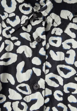 Gemusterte Baumwollbluse