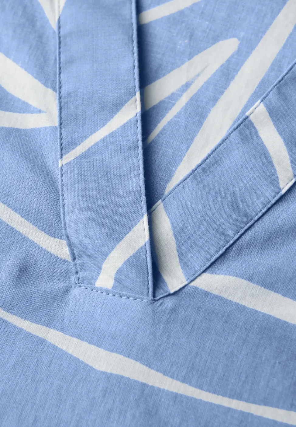Gemusterte Baumwollbluse