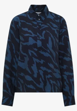 Gemusterte Bluse