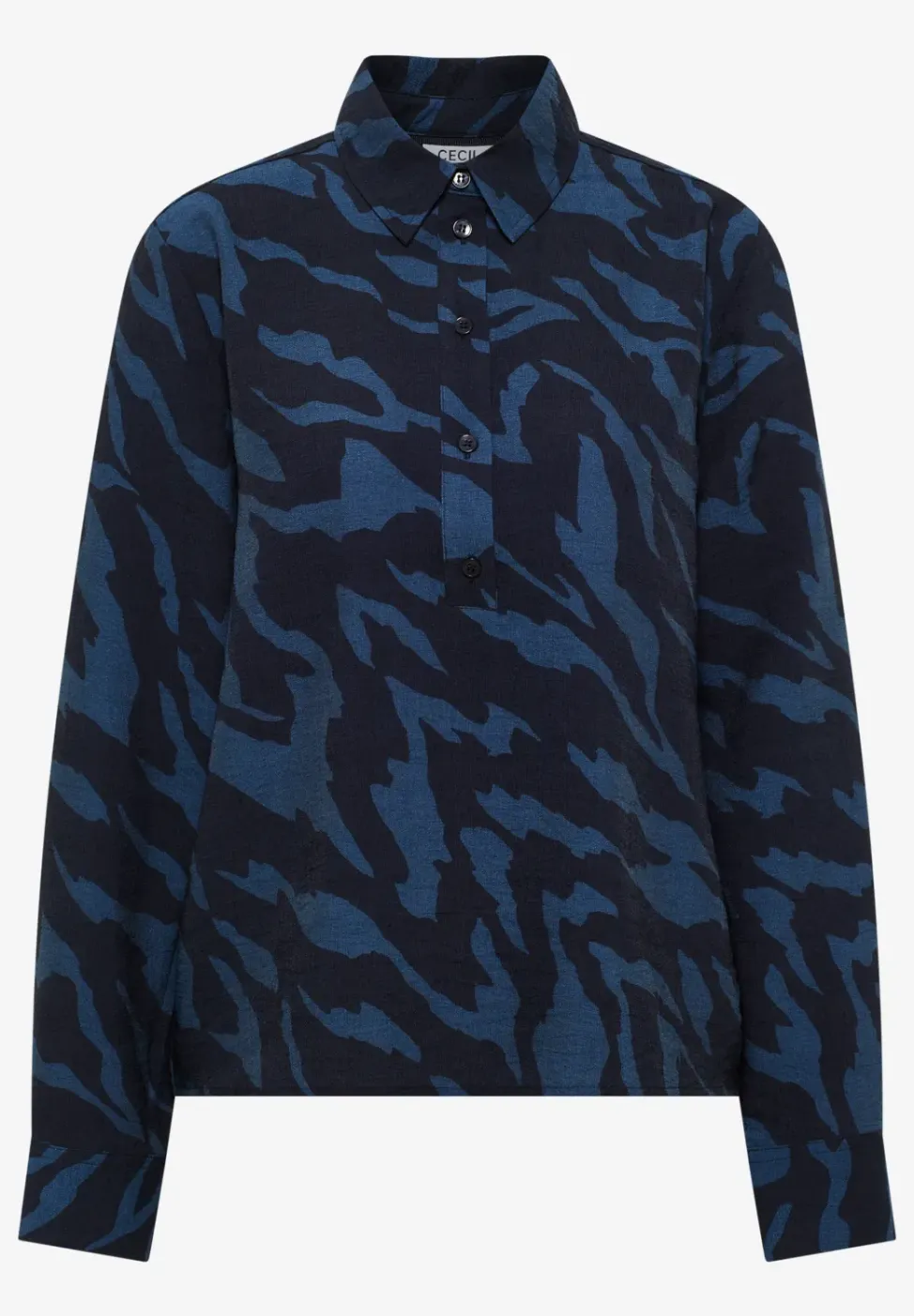 Gemusterte Bluse