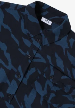 Gemusterte Bluse