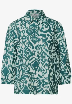 Gemusterte Hemdbluse